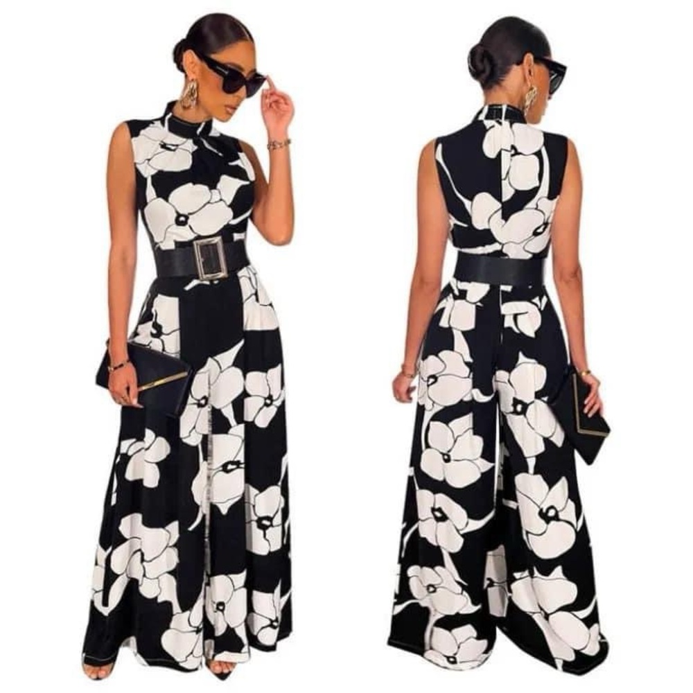 Flora Wide Leg Jumpsuit